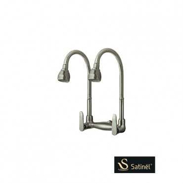Harbour Acclaim Kitchen Tap with Flexible / Movable Multi-Function Spray -  Brushed Stainless Steel